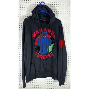 Kryptic Marvel Black Panther Wakanda Forever pullover hoodie size XL